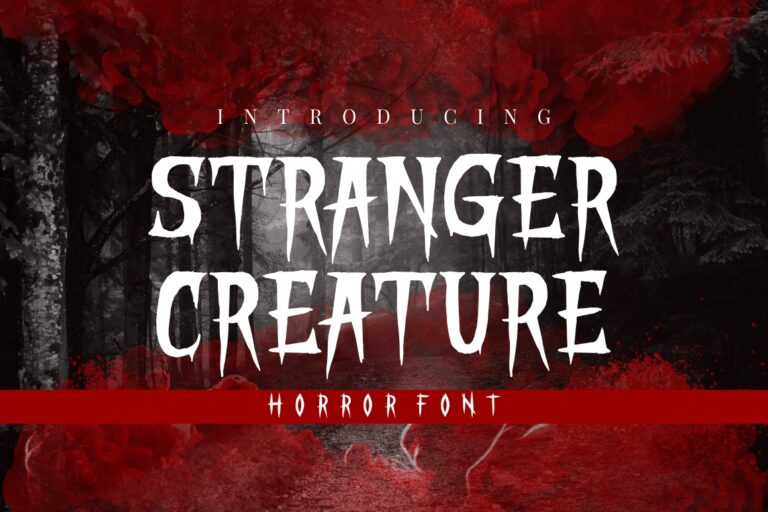 Stranger Creature Font 1