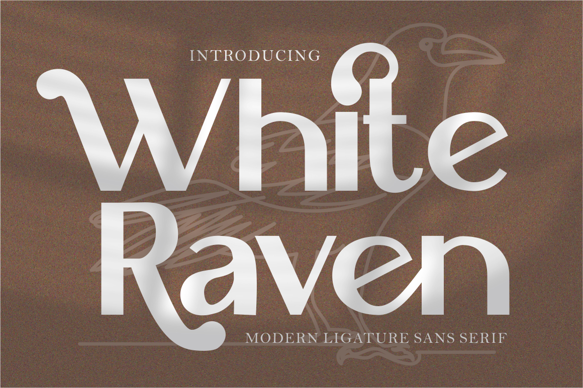 White Raven Modern Sans Serif