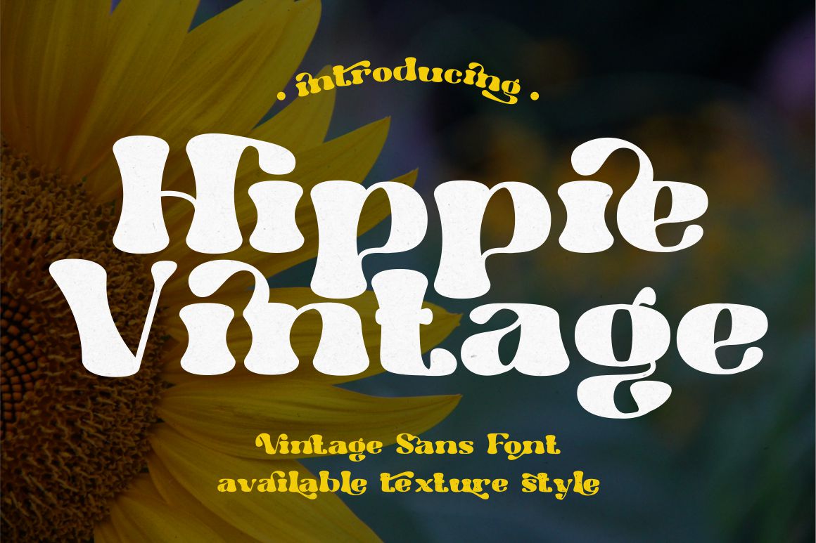 Hippie Vintage Sans Font - Hipp Sans Hand Font Compatible Fonts