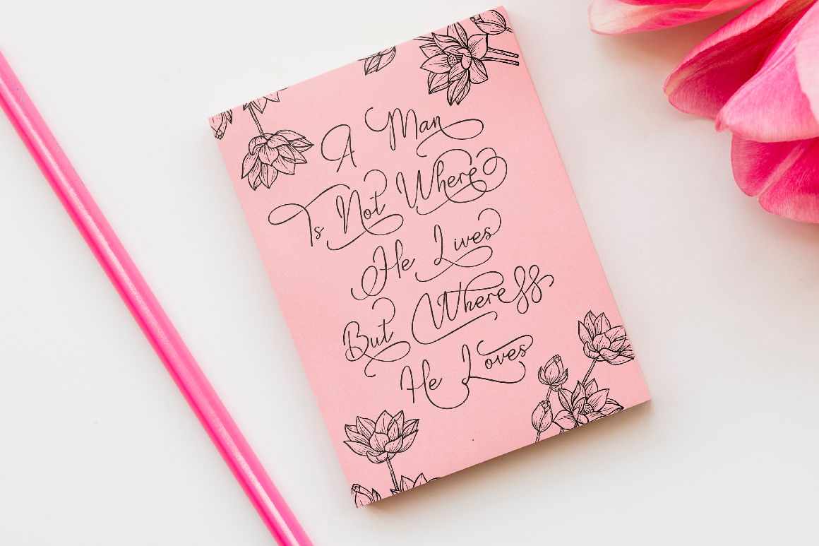 BRIGHT BRIDE BEAUTIFUL SCRIPT FONT 2