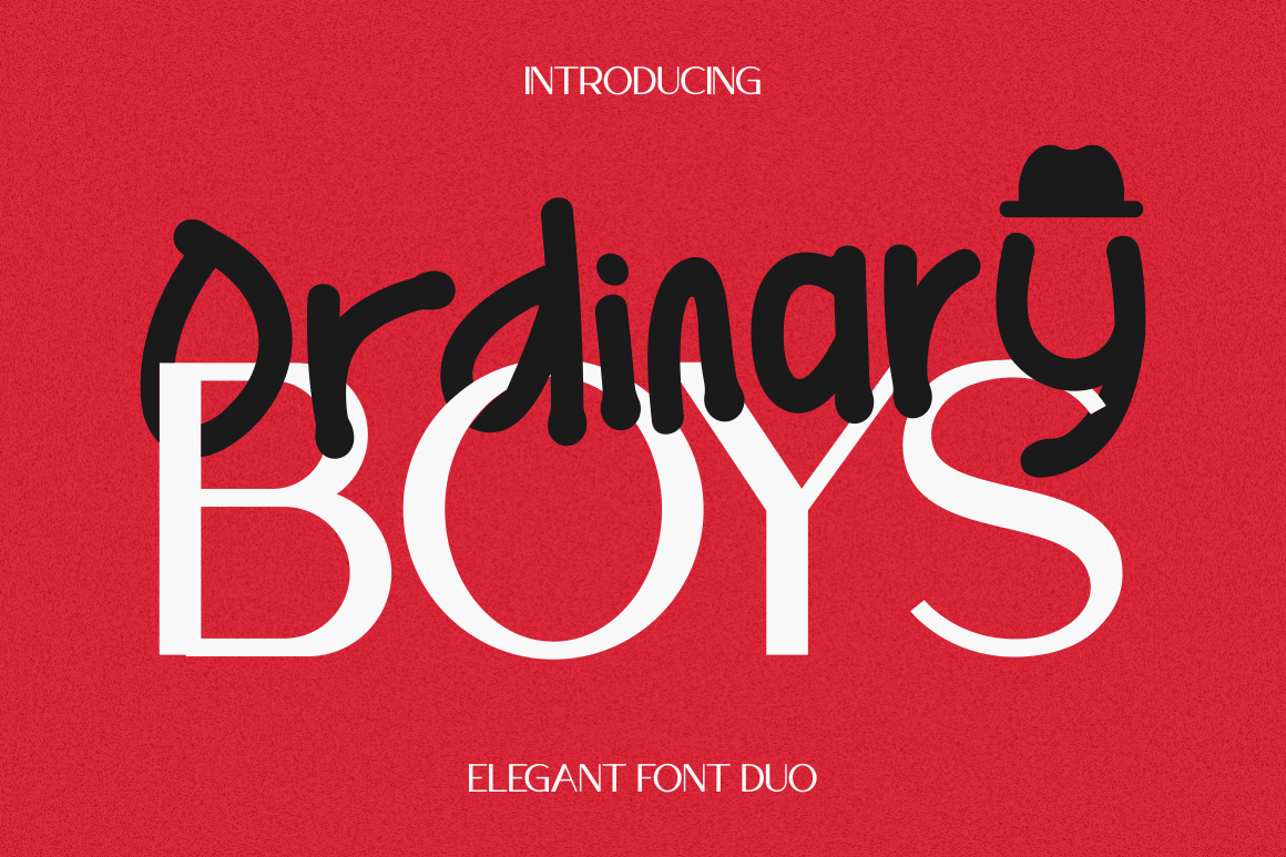 Ordinary Boys - Elegant Font Duo