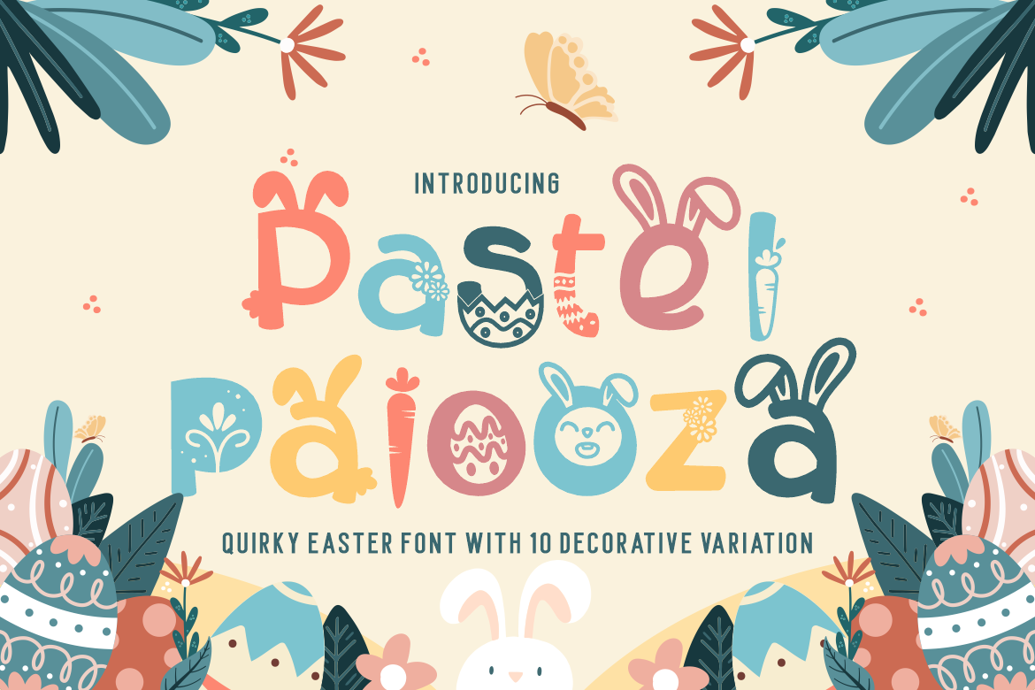 Pastel Palooza Fun Handwritten Font 1