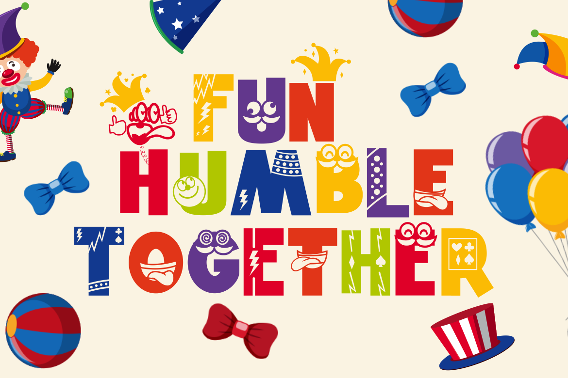 JESTER JUMBLE FUN CLOWN FONT 2