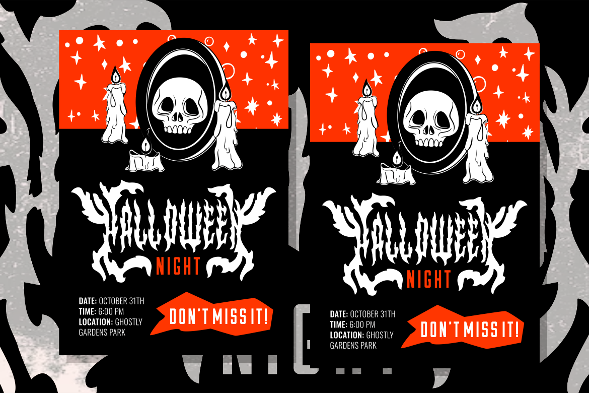 DEATH FIRE METAL FONT 7