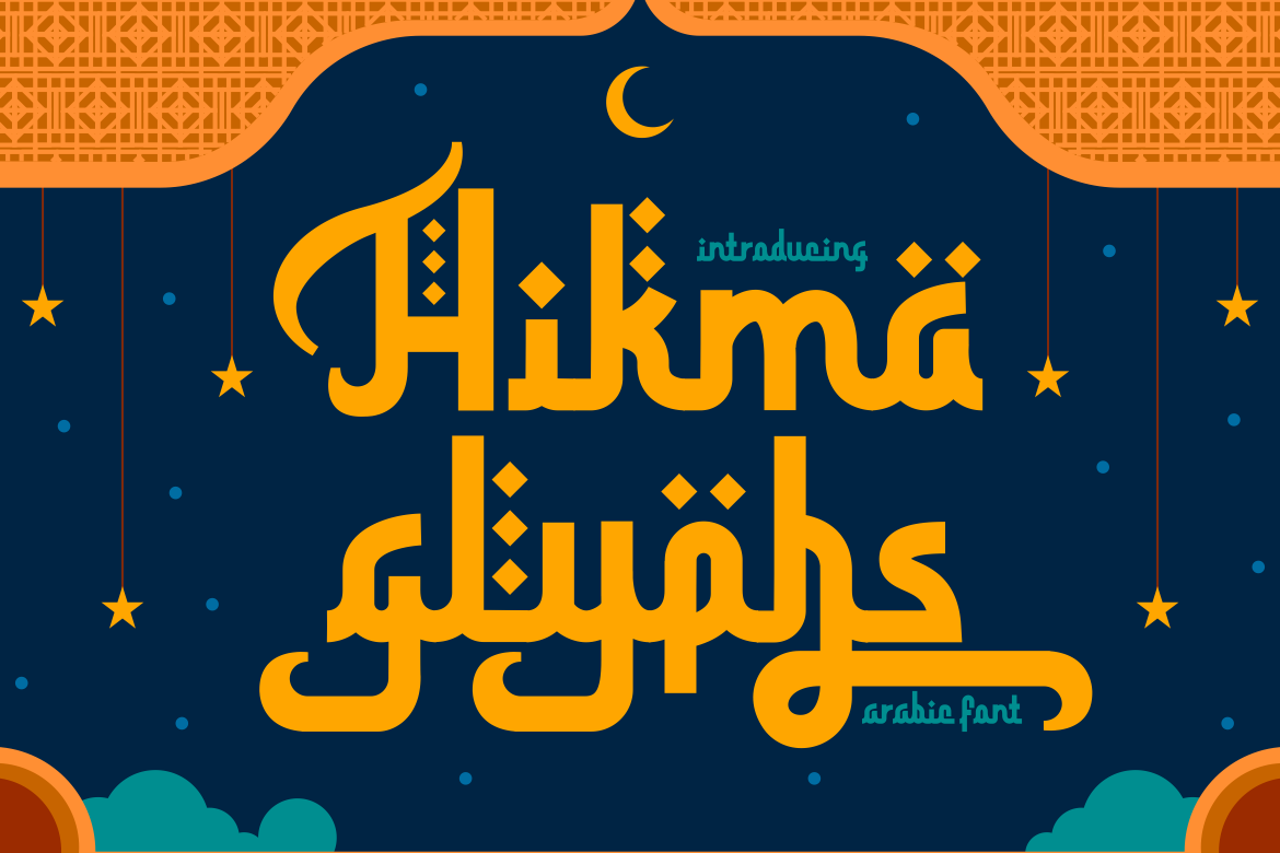 HIKMA GLYPHS ARABIC FONT 1