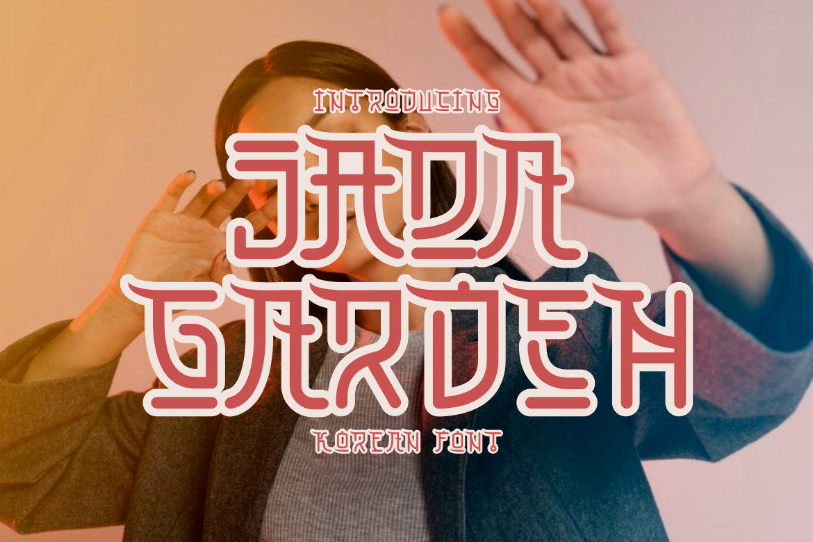 JADA GARDEN KOREAN FONT 1
