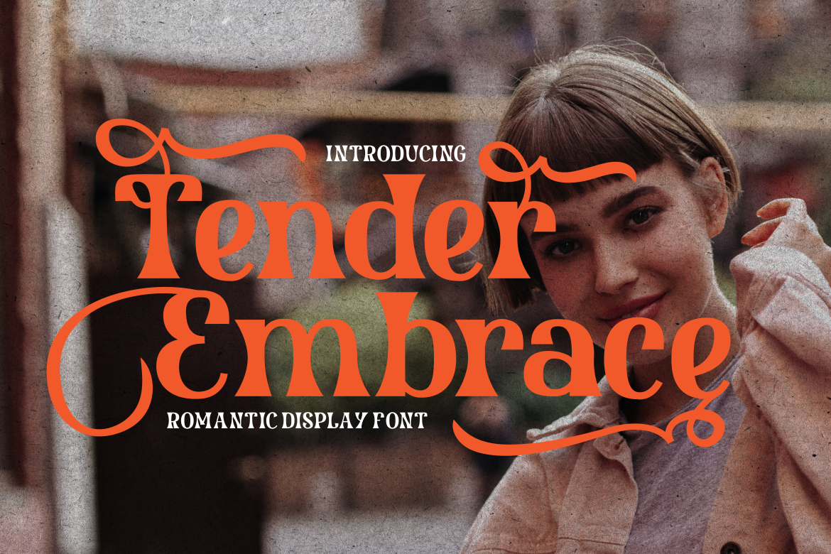Tender Embrace - Romantic Display Font