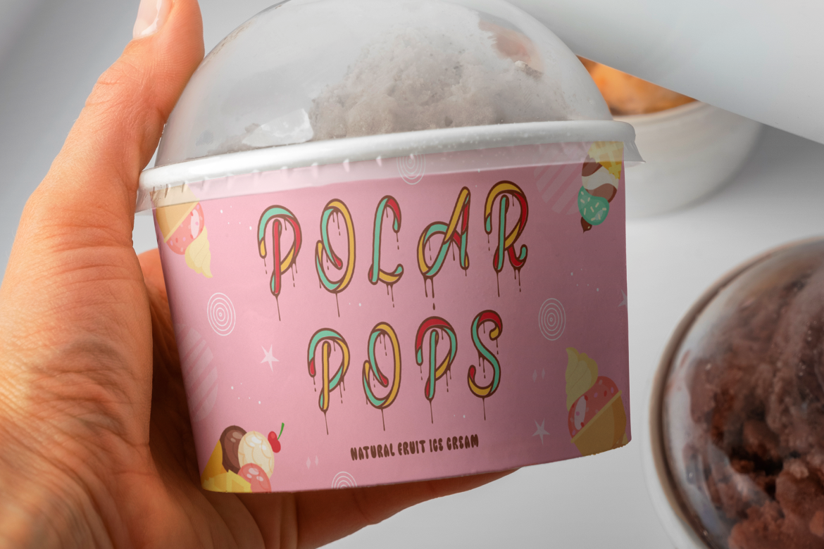 CORAL CASCADE COLOR BITMAP FONT 4