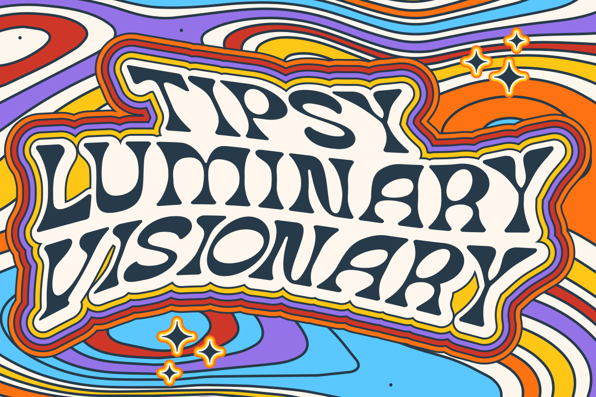 MIND MELD PSYCHEDELIC DISPLAY FONT 3