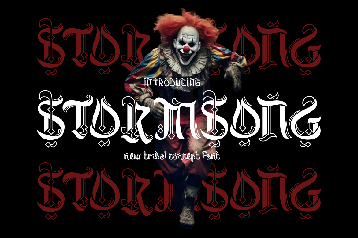Stormsong - New Tribal Concept Font