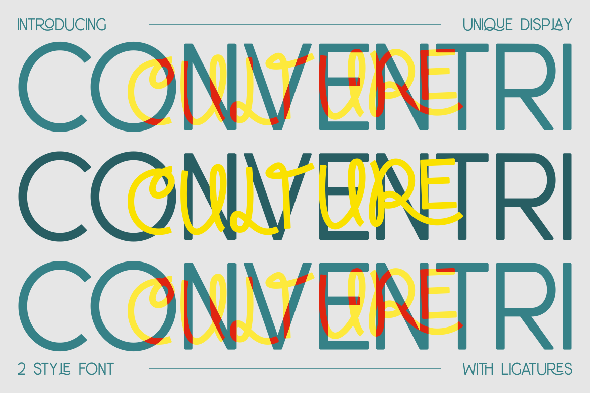 Conventri - Modern Font