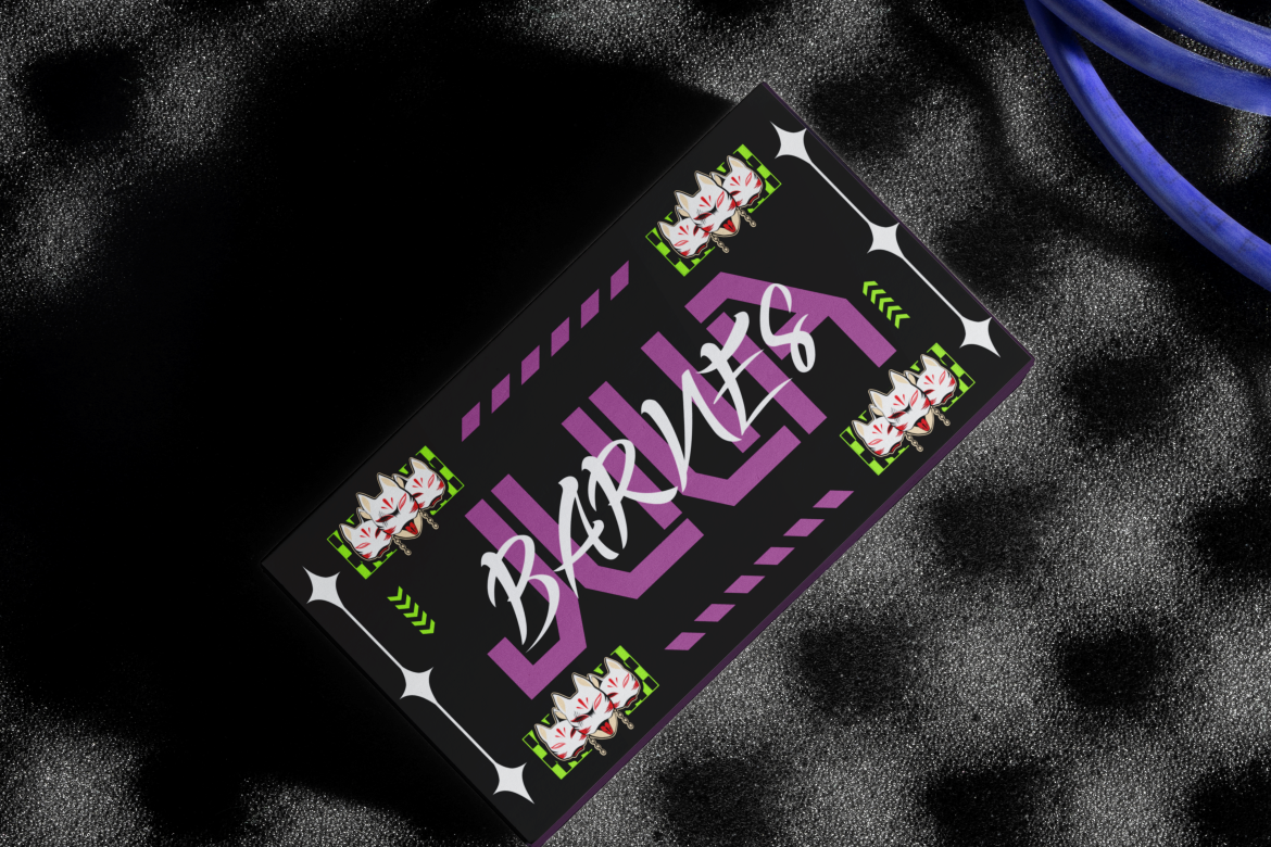 NEBULA AVENUE DUO TECHNO BRUSH FONT 6