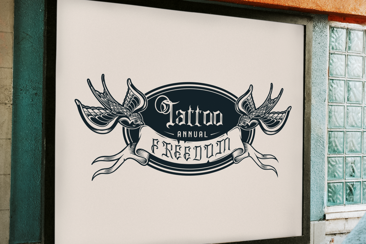 ATLAS CELESTE TATTOO FONT 9