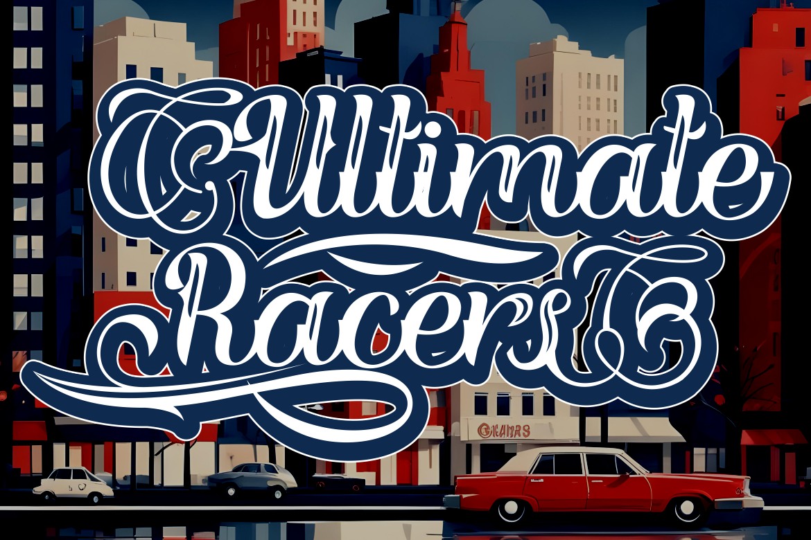 WINGED WORDS TATTOO FONT 6