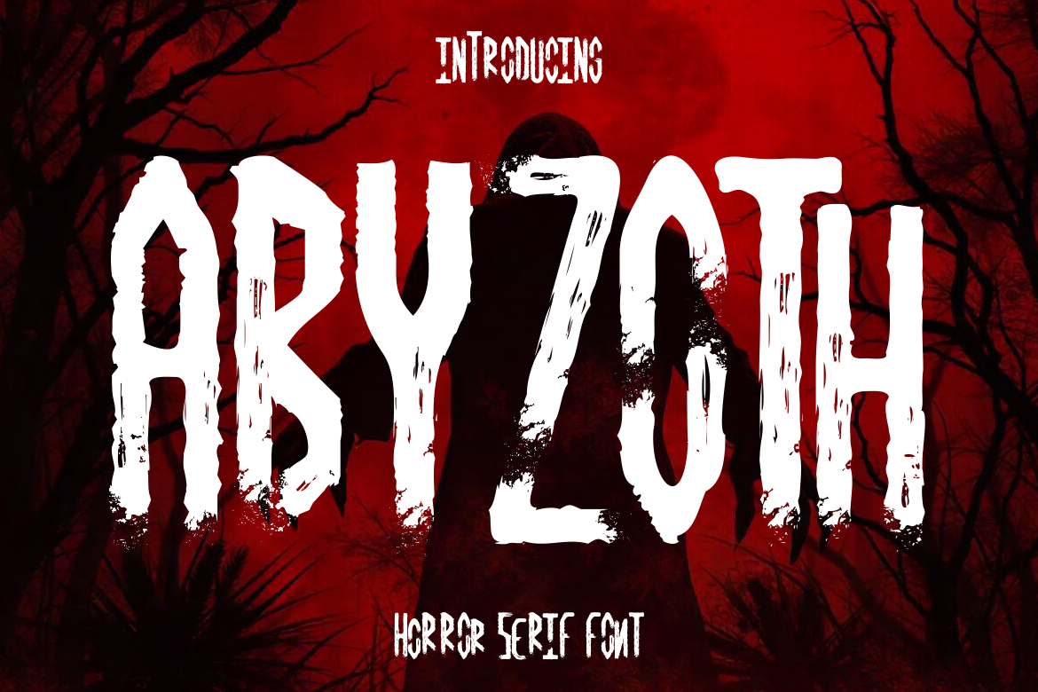 Abyzoth - Horror Serif Font