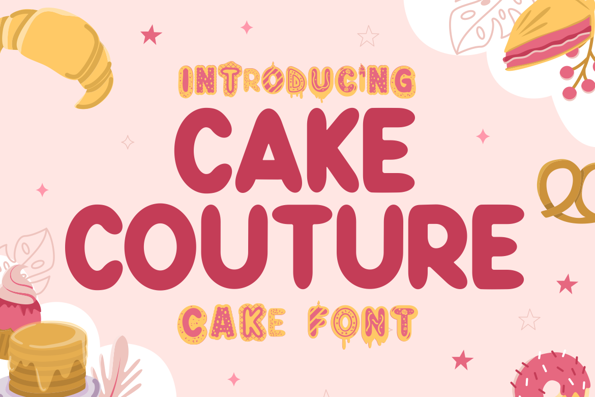 Cake Couture Cake Font