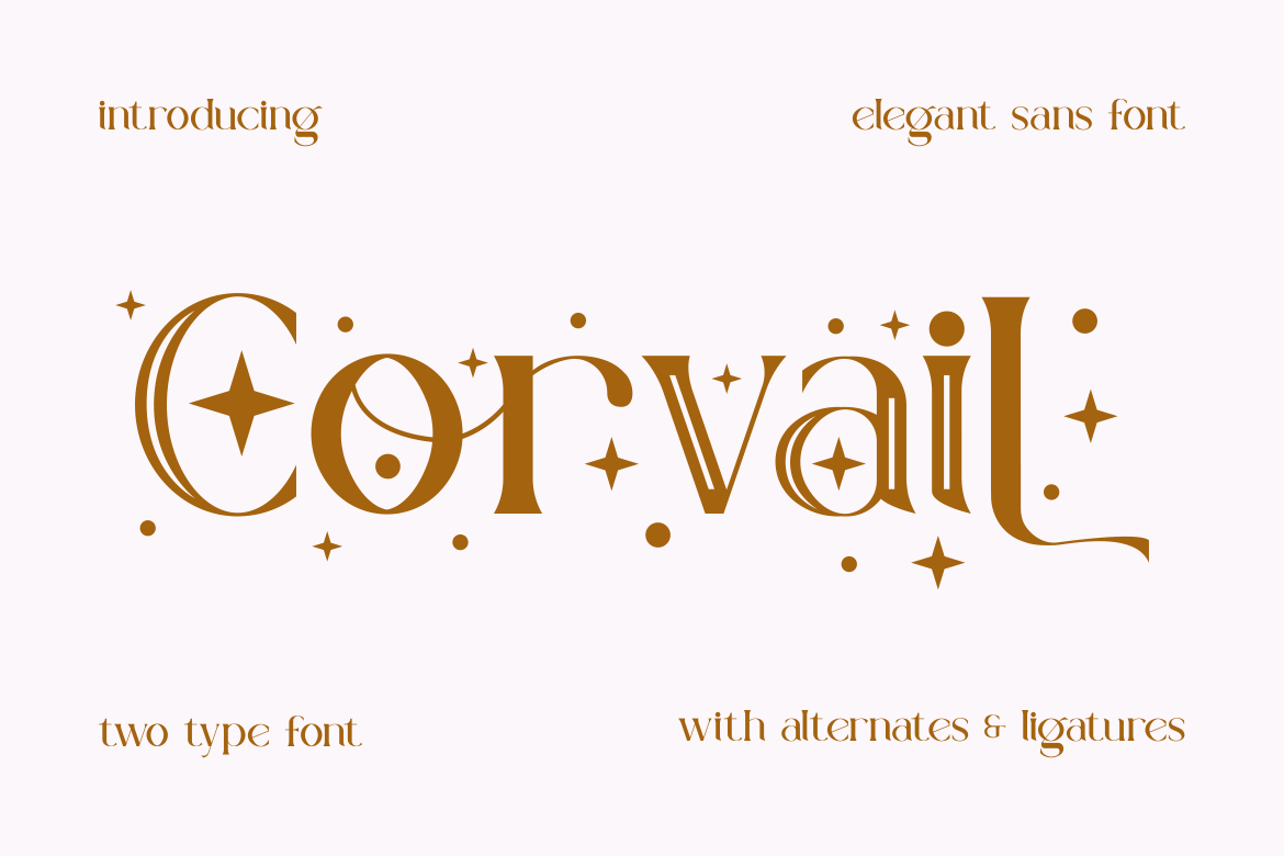 Corvail - Elegan Sans Font