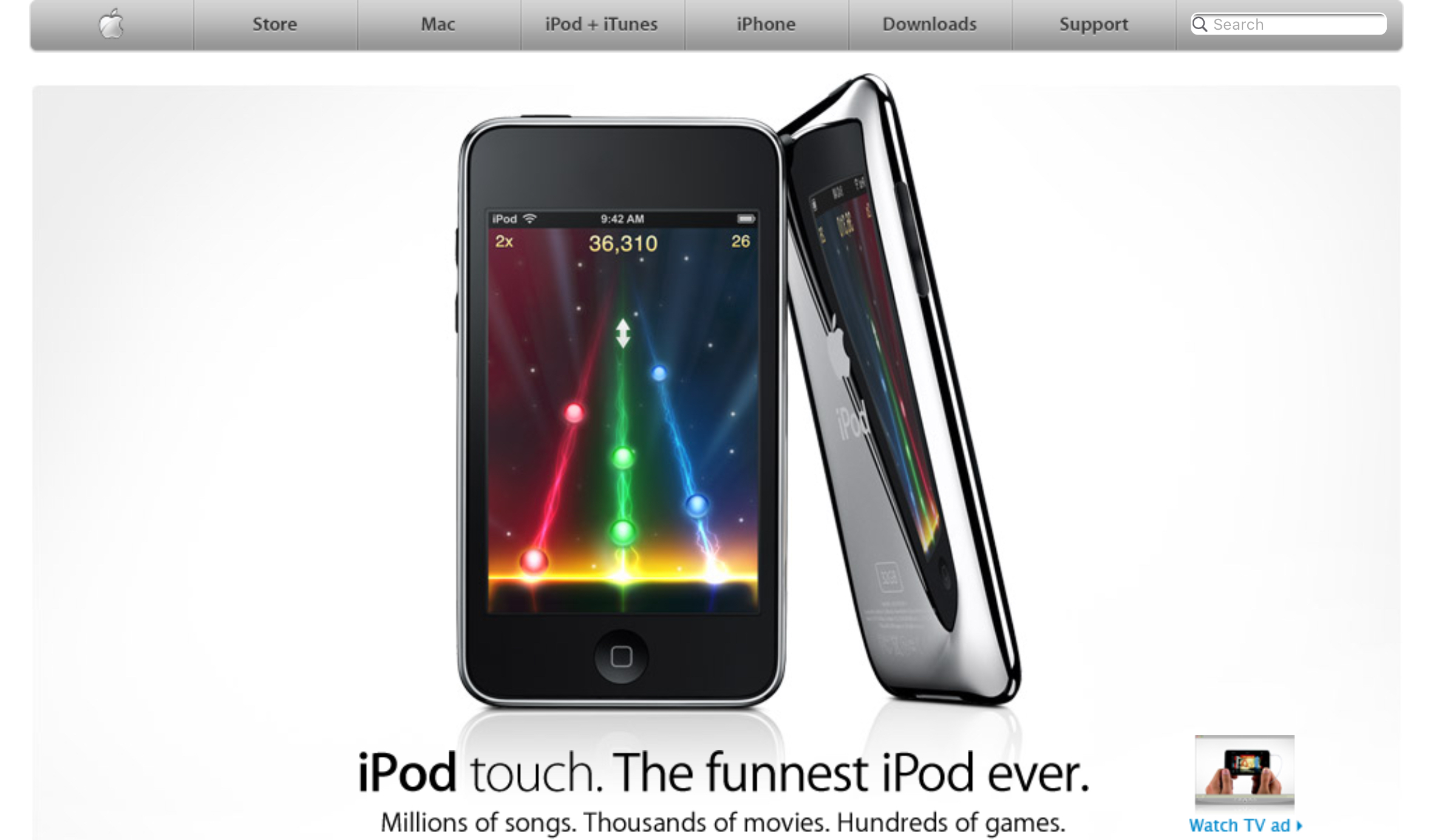 Web Design Museum - Apple 2008