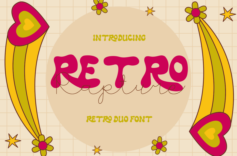 1. Retro Rapture – Duo Retro Font