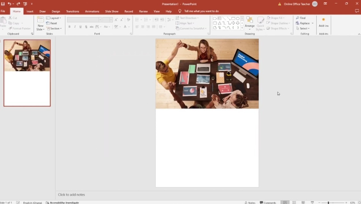 3. Add a Background Image