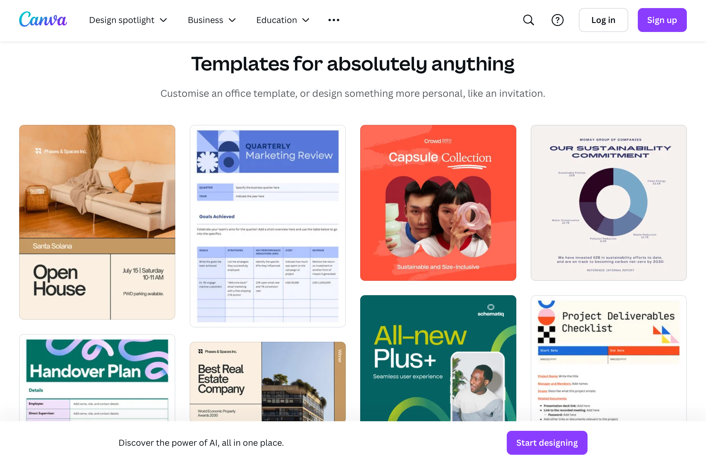 4. Creative Site Canva