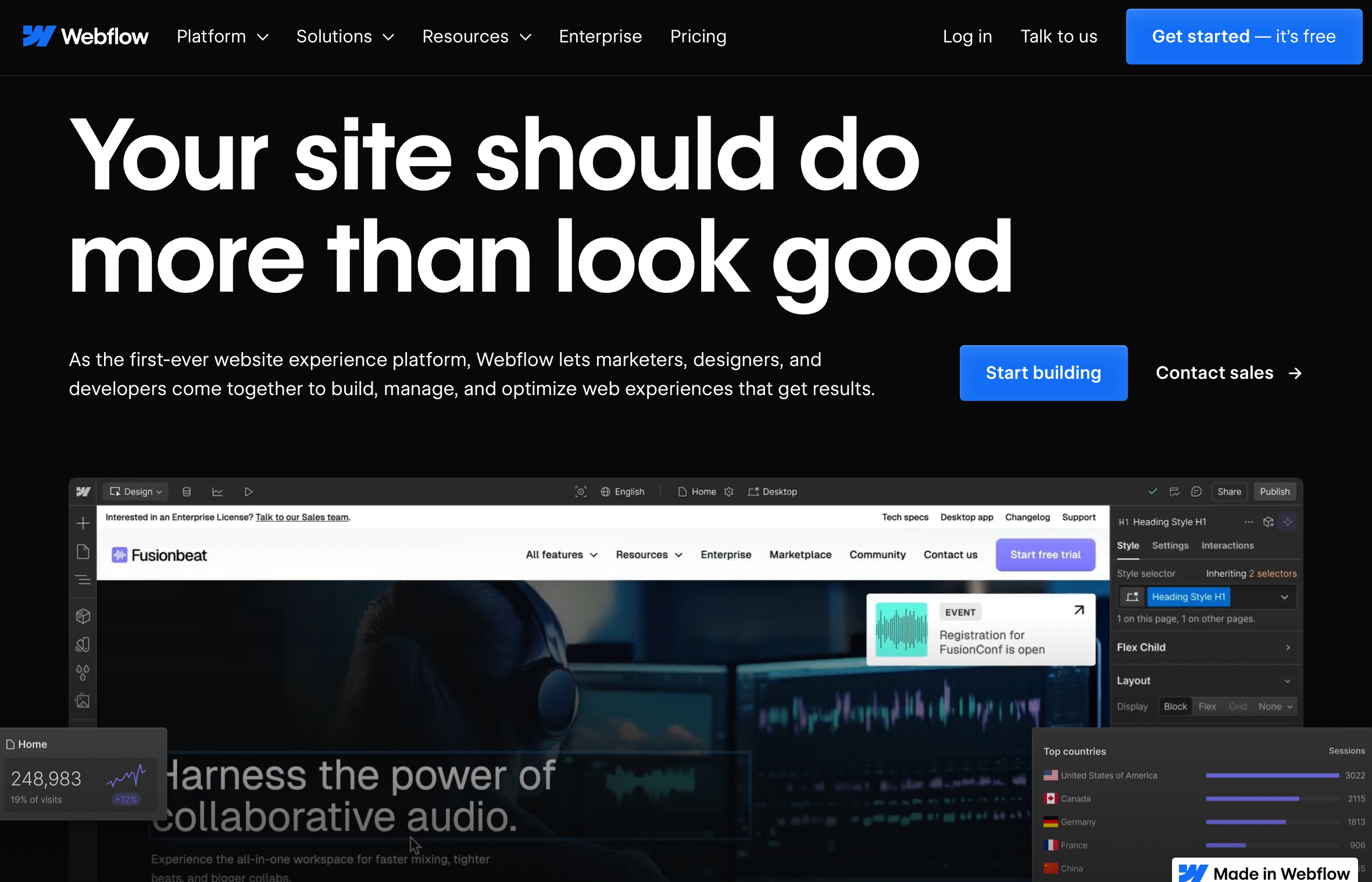 5. Great Choice for Graphic Designer Webflow