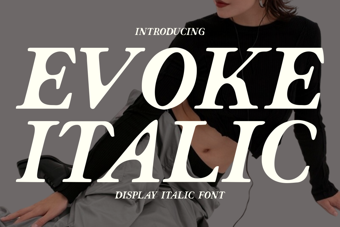 Evoke Italic - Italic Font
