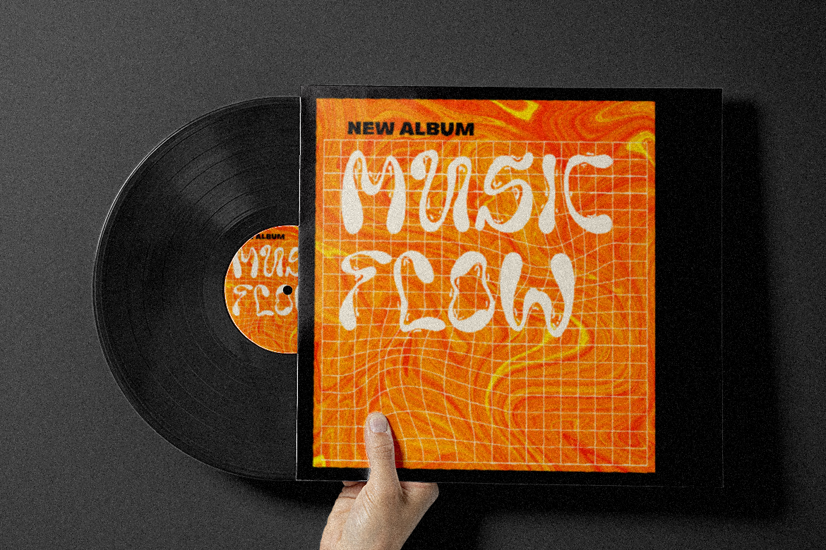 Liquid Wave Liquid Display Font 4