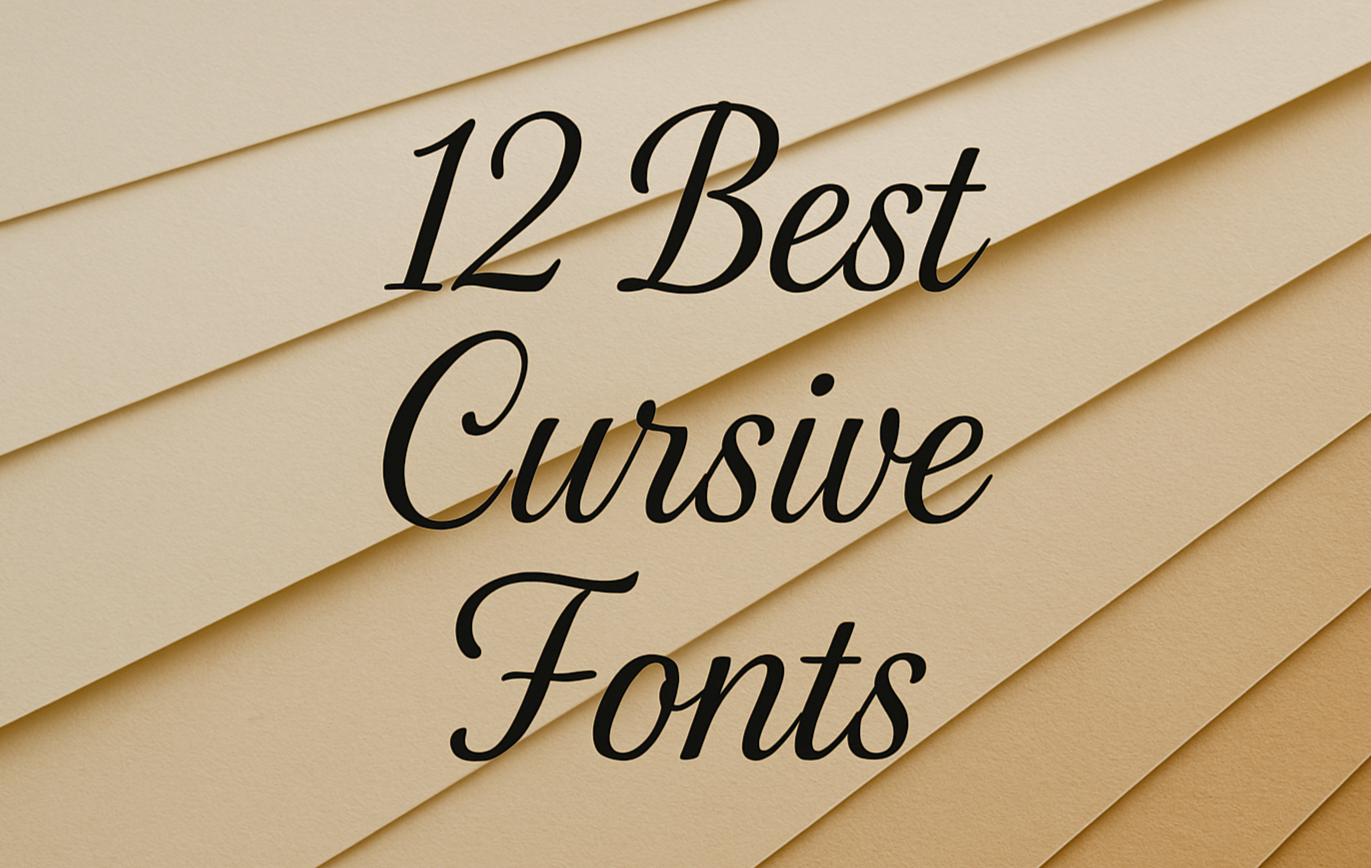 12 Best Cursive Fonts to Improve Your Cricut Crafting - PutraCetol Studio