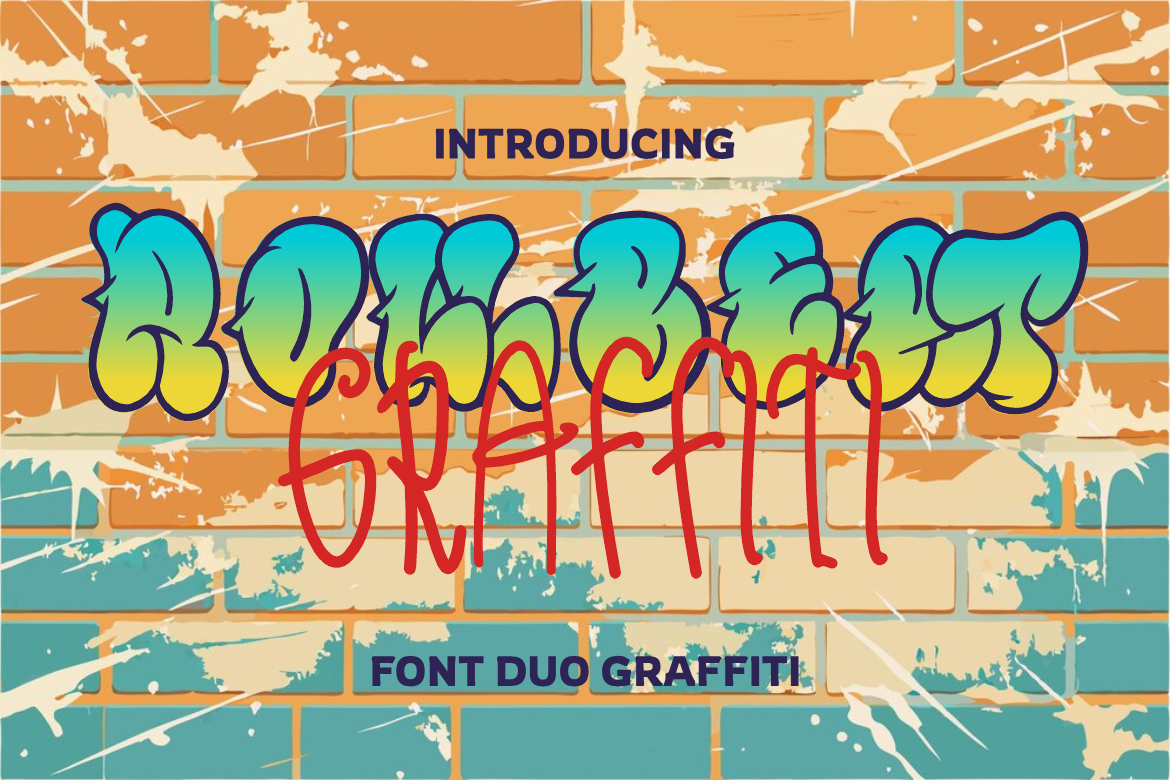 Rollbeat Graffiti - Font Duo Graffiti