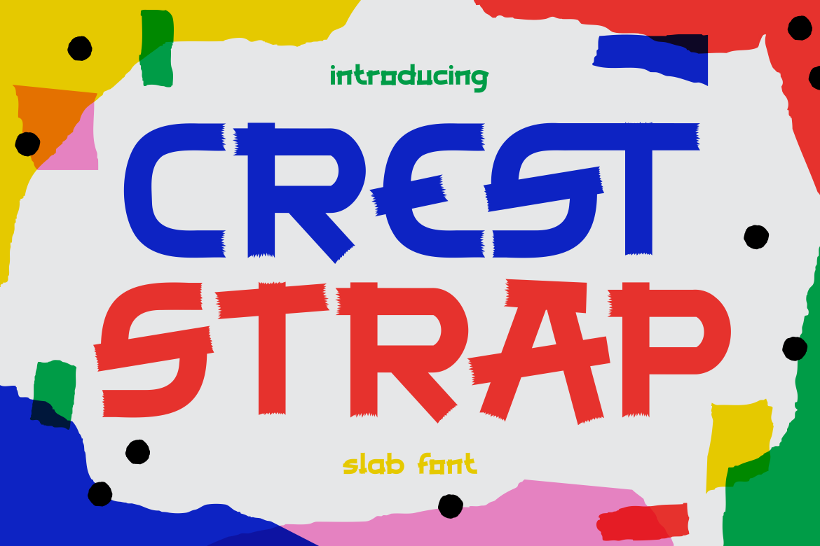 Crest Strap - Playful Font