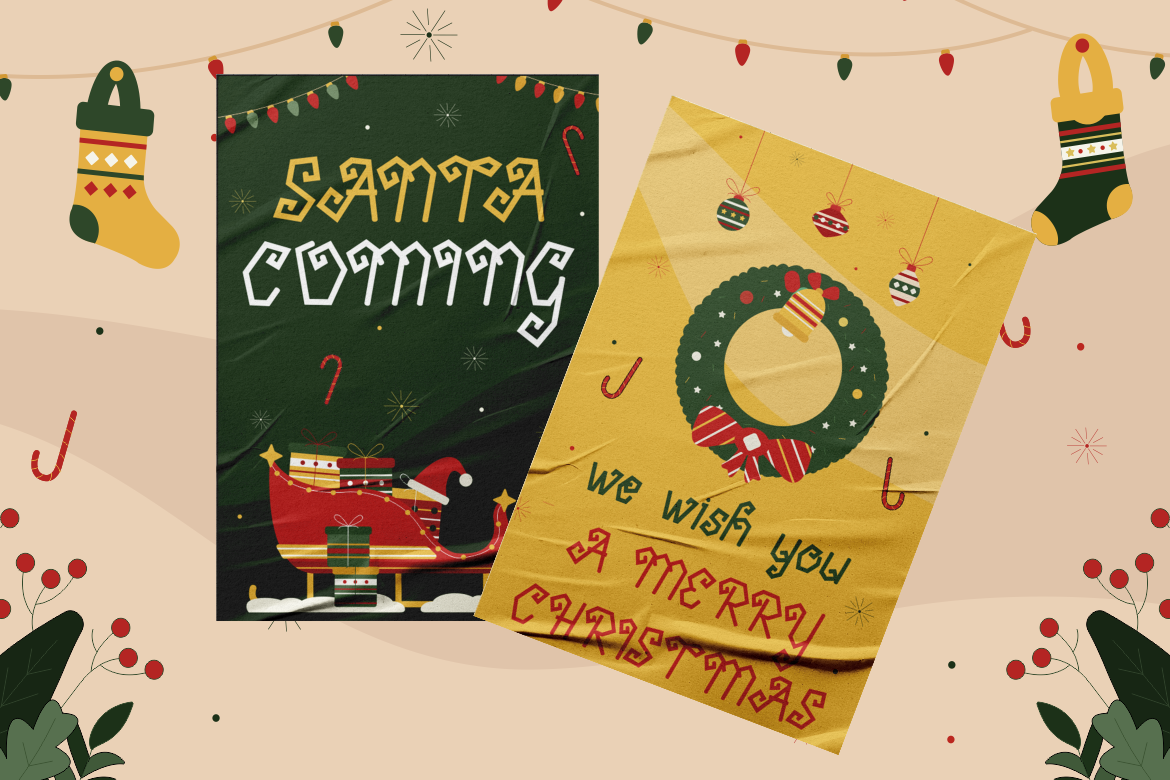 SNICK TWIRL CHRISTMAS FONT 2