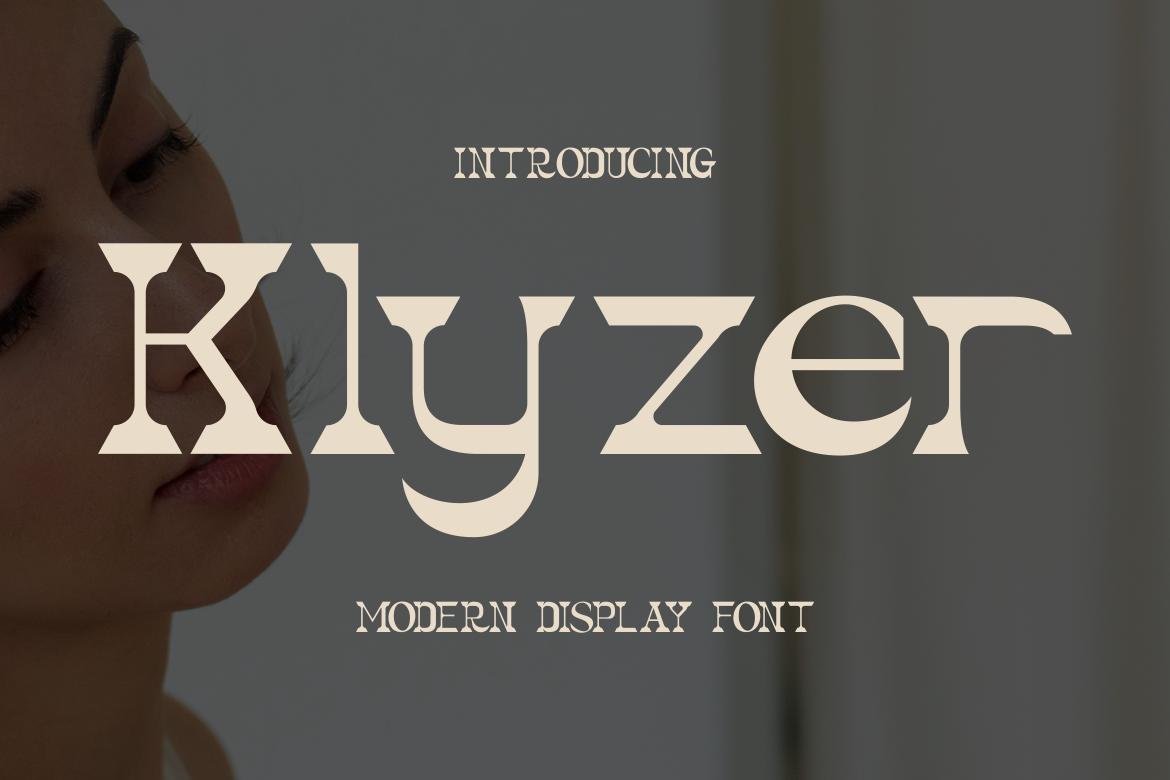 Klyzer Modern Display Font