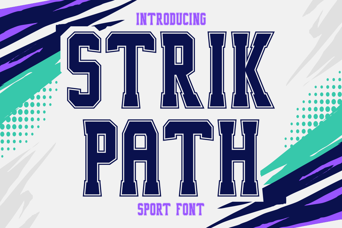 Strik Path - Sport Font