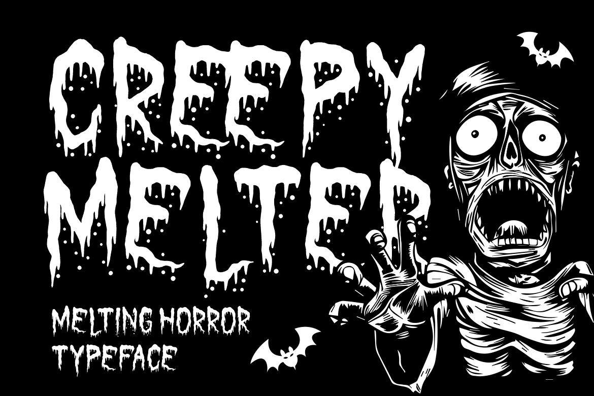 Creepy Melter Horror Font