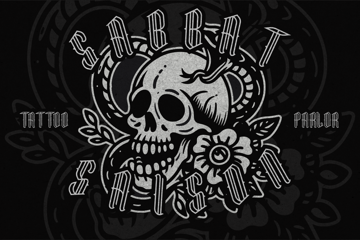 DARK KING BLACKLETTER FONT 4