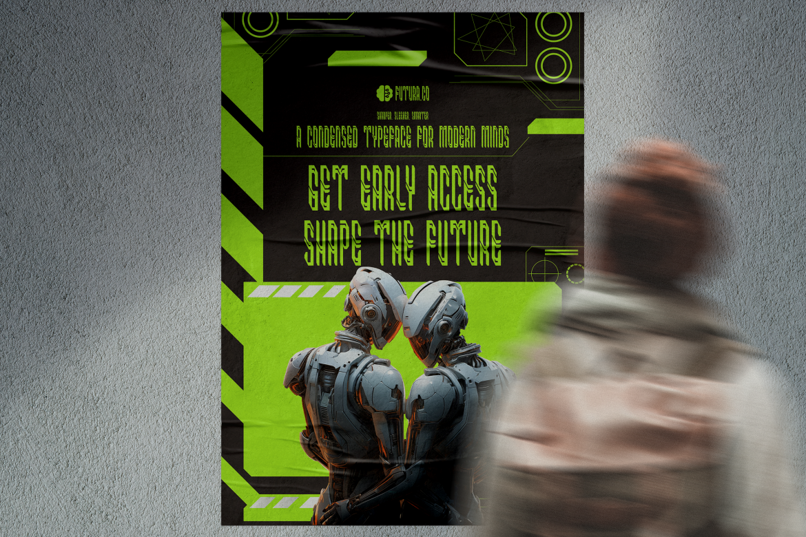 FORMAXIS CONDENSED FONT 4