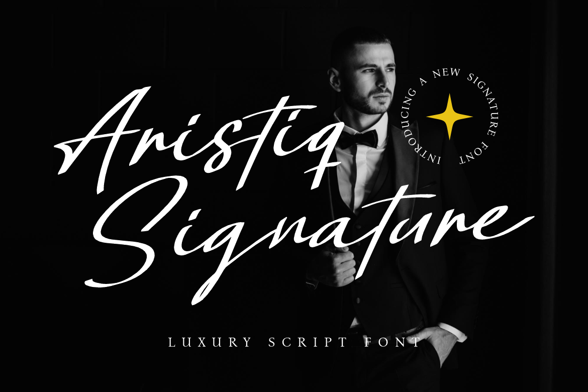Aristiq Signature Luxury Script Font