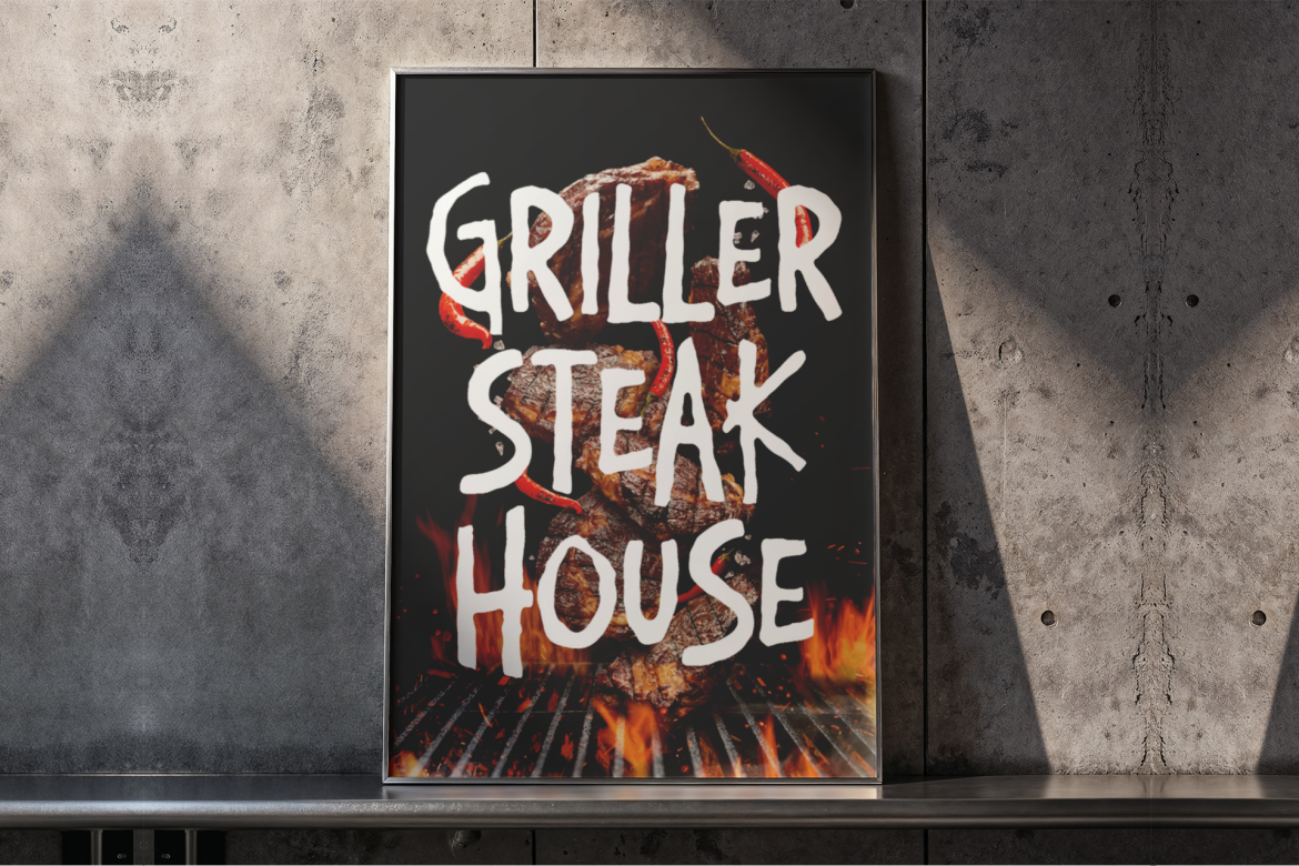 Bloxine Rough Logo Font 4