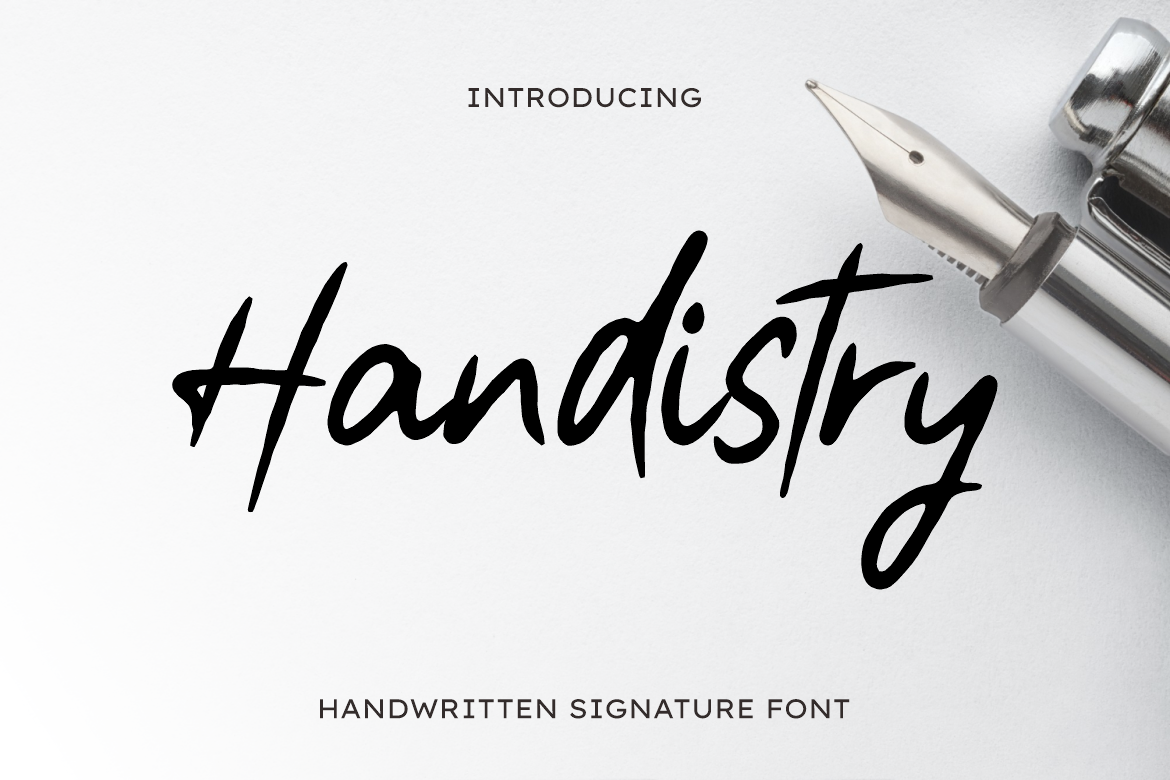 Handistry Lettering Font