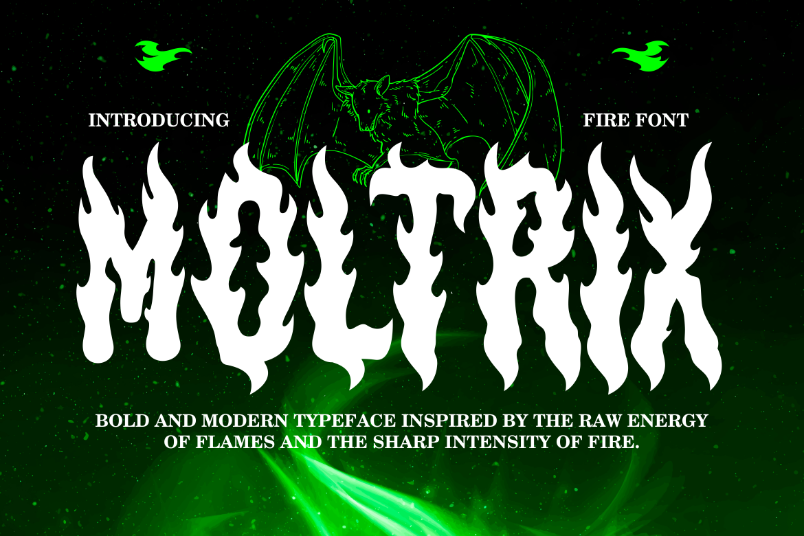 MOLTRIX FIRE FONT 1