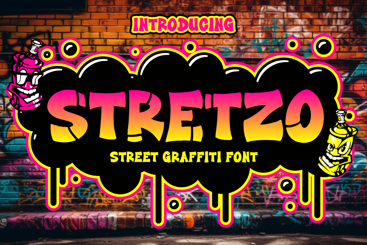 Stretzo Graffiti Font