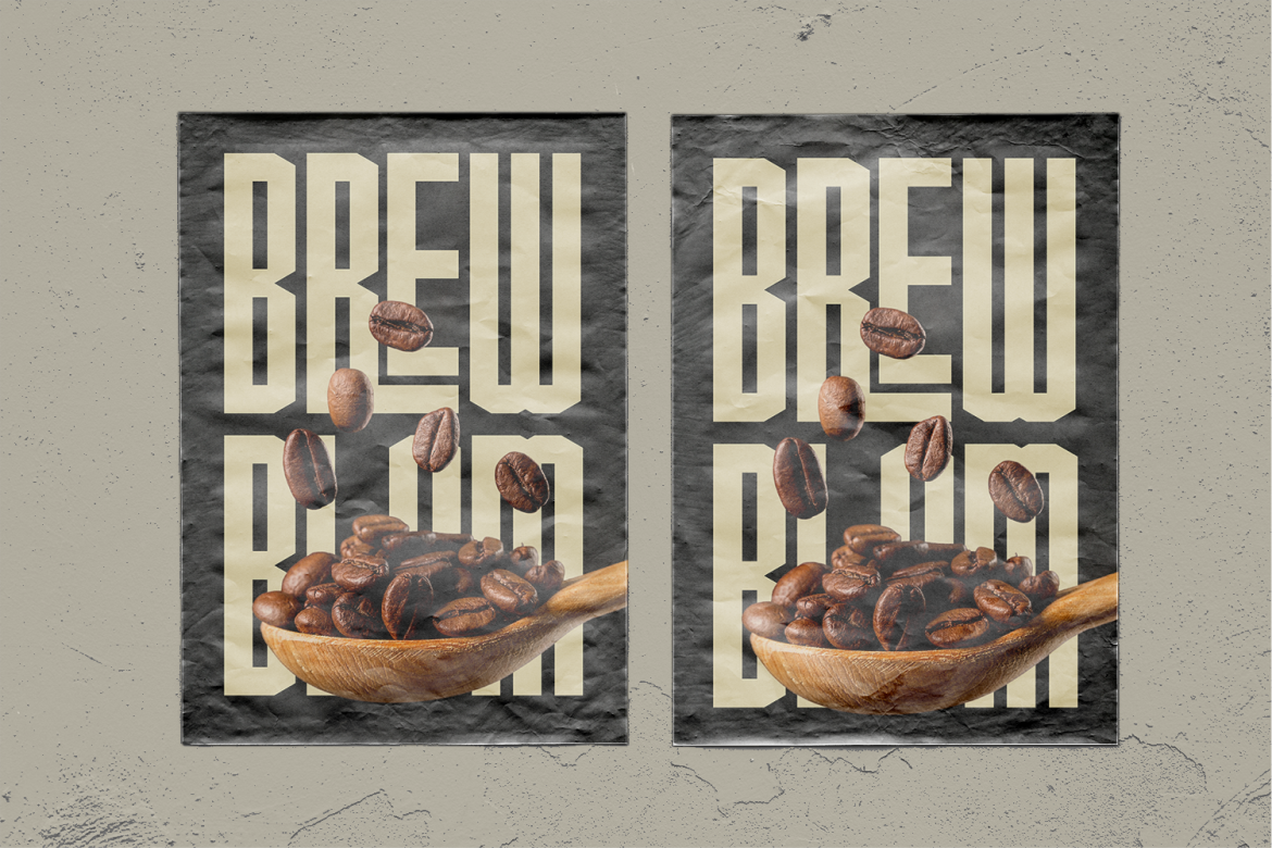 Ironcore Condensed Ligature Font 4