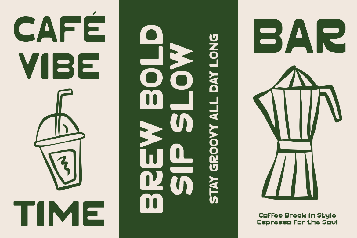 Moltar Retro Reverse Contrast Font 4