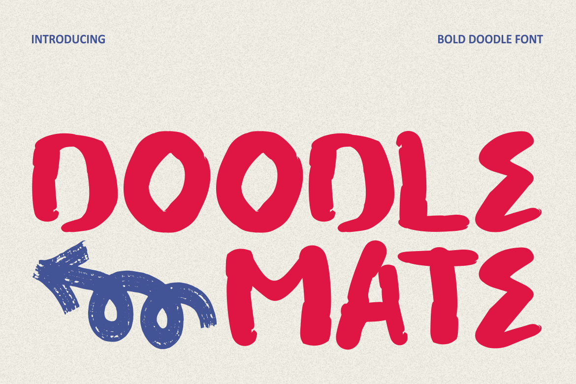 Doodle Mate Doodle Brush Font