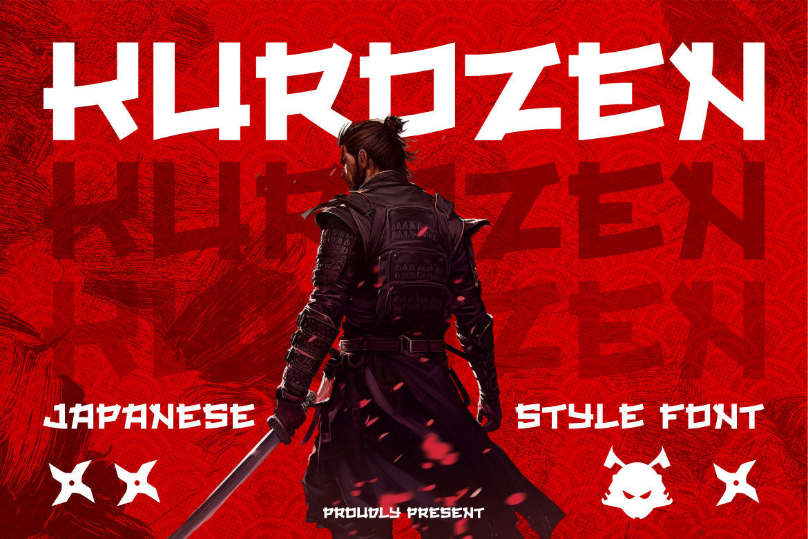Kurozen Japanese Style Font