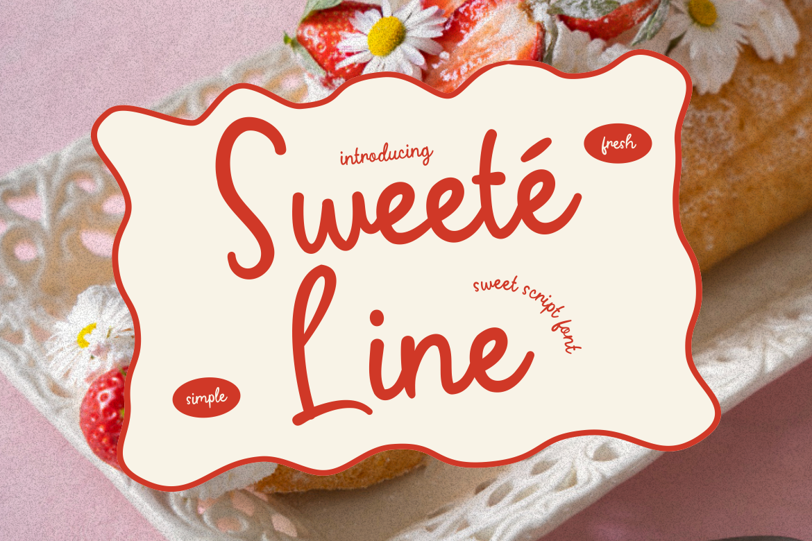 SWEETE LINE SCRIPT FONT 1