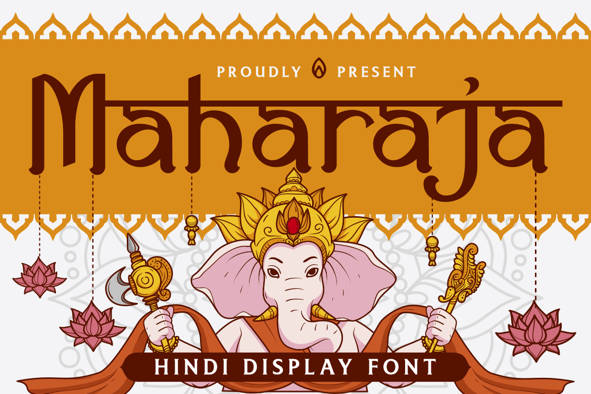 Maharaja Hindi Display Font