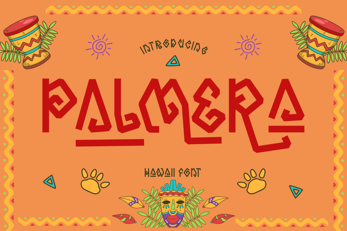 Palmera Display Hawaii Font