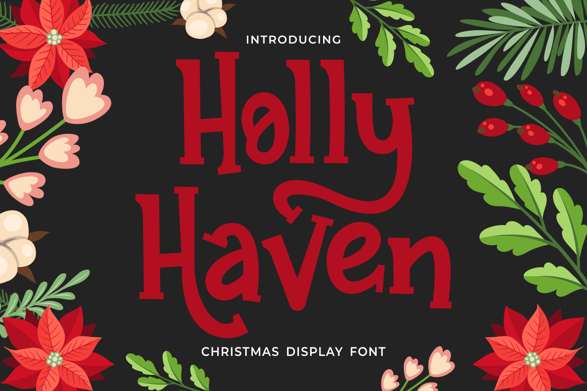 Holly Haven Serif Display Font